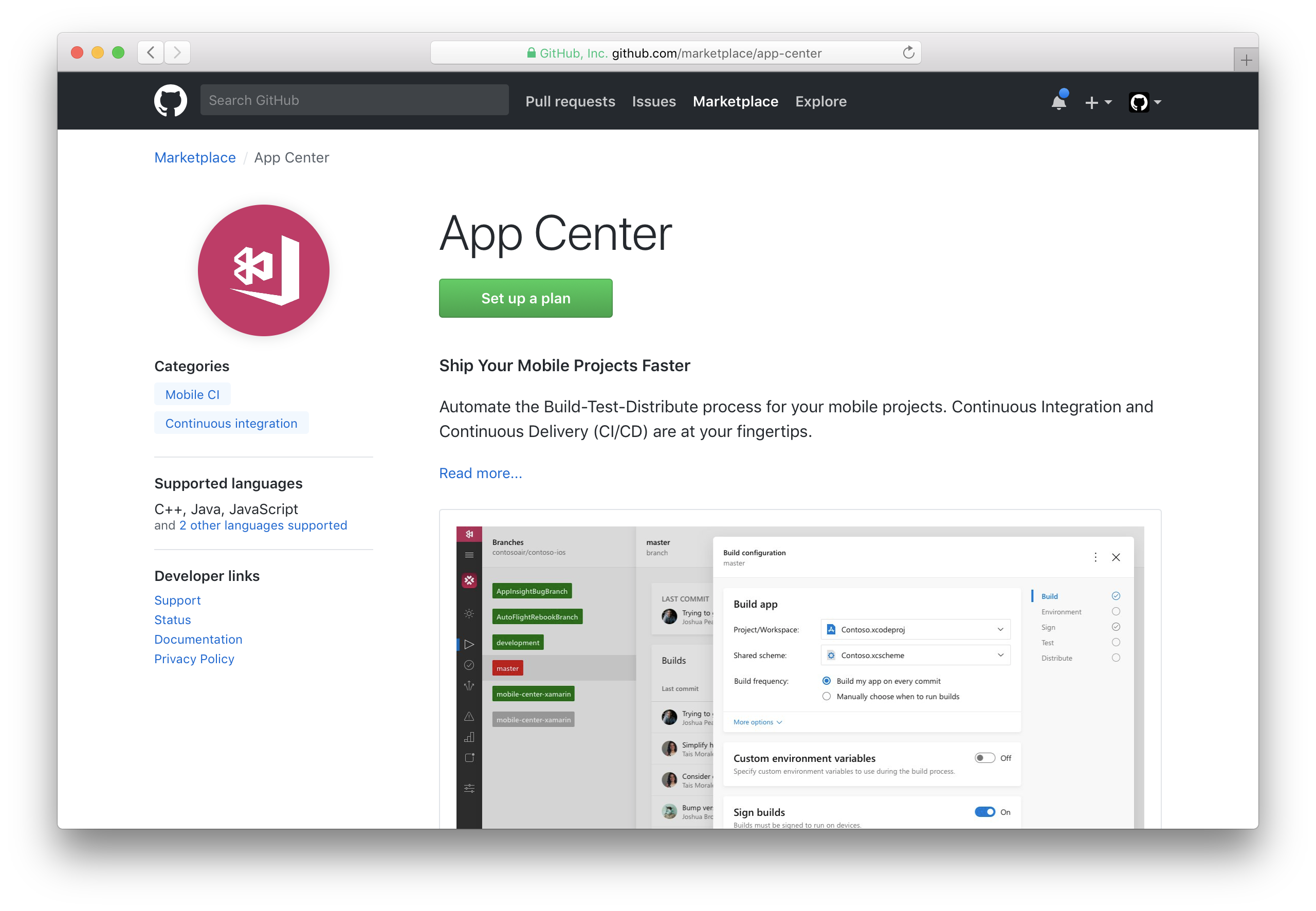 App Center