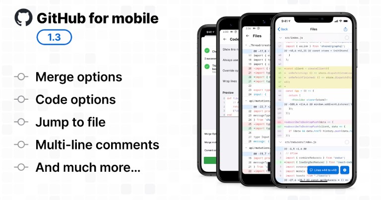 GitHub for mobile のコードレビューがさらに進化 - GitHubブログ