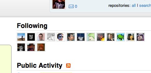 Who are you following?