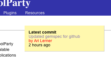 Supercharged Commits (on your site)