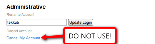 Brand new feature we don't want you to use