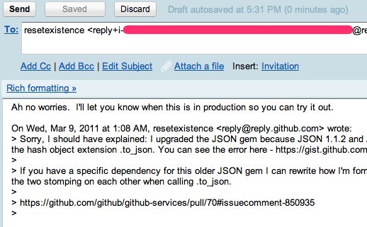 Reply To Comments From Email The Github Blog