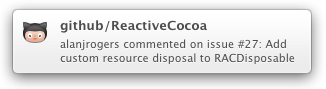 GitHub for Mac: Notifications