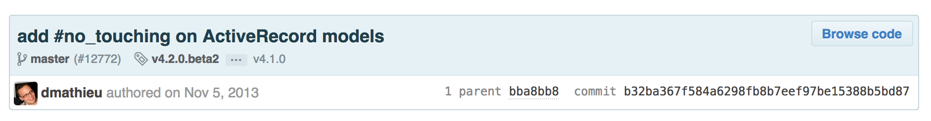 Linking merged pull requests from commits