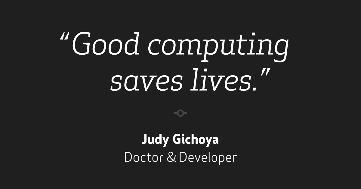 Meet Judy Gichoya, Doctor and Developer