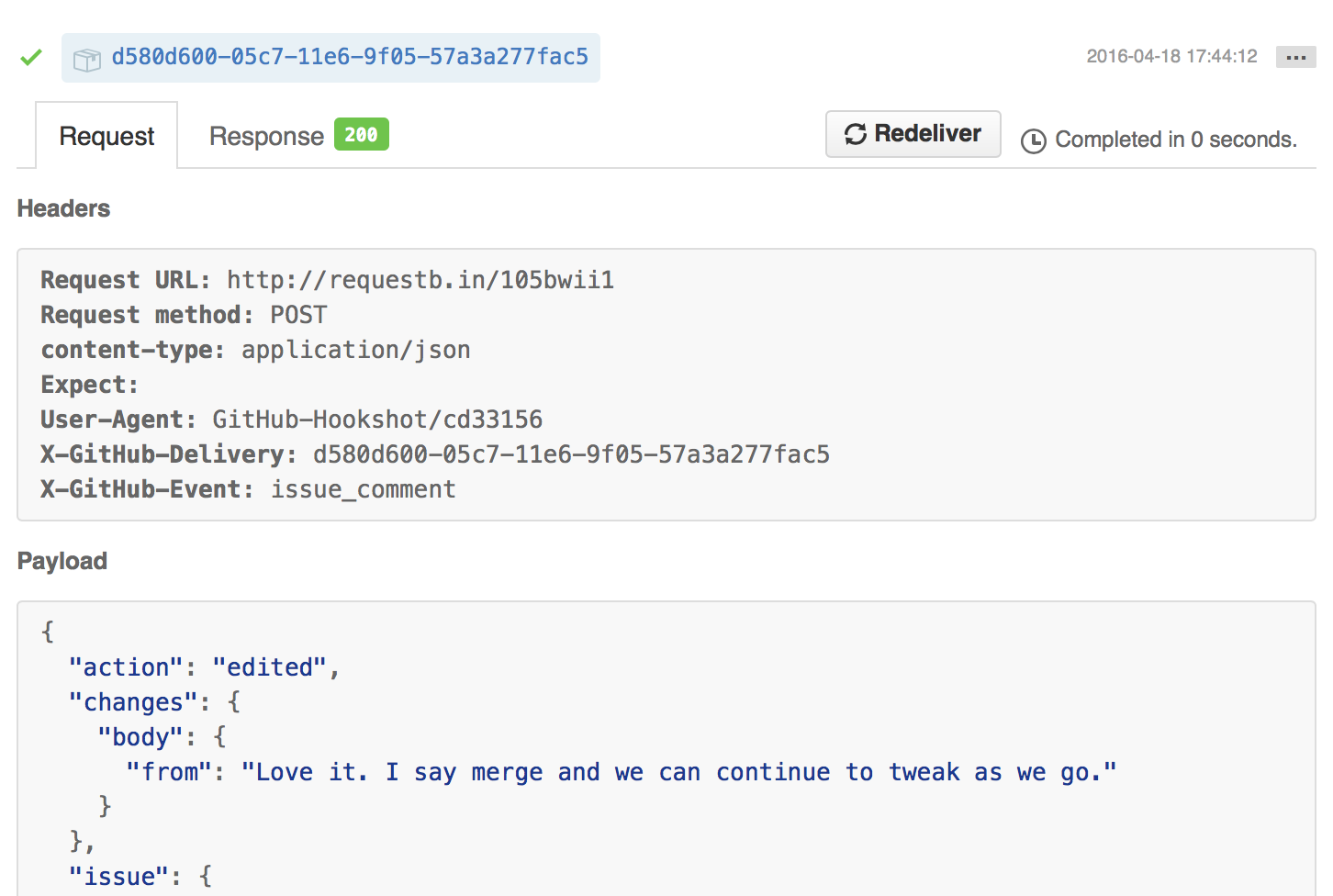 Expanded webhook events
