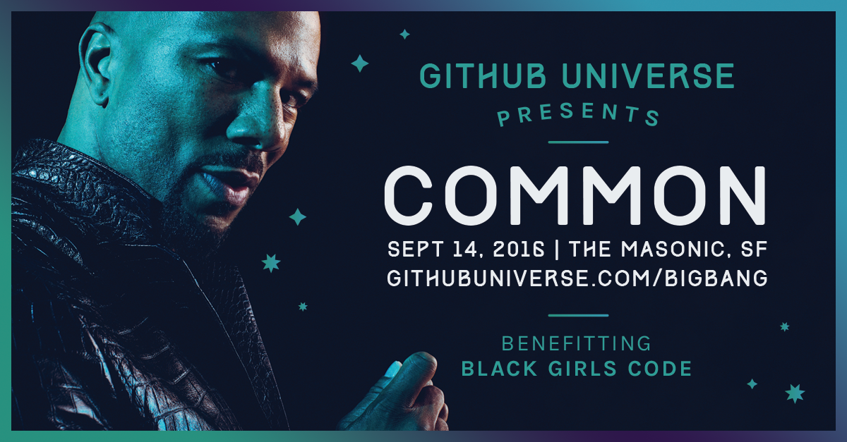GitHub Universe Big Bang Benefit Concert