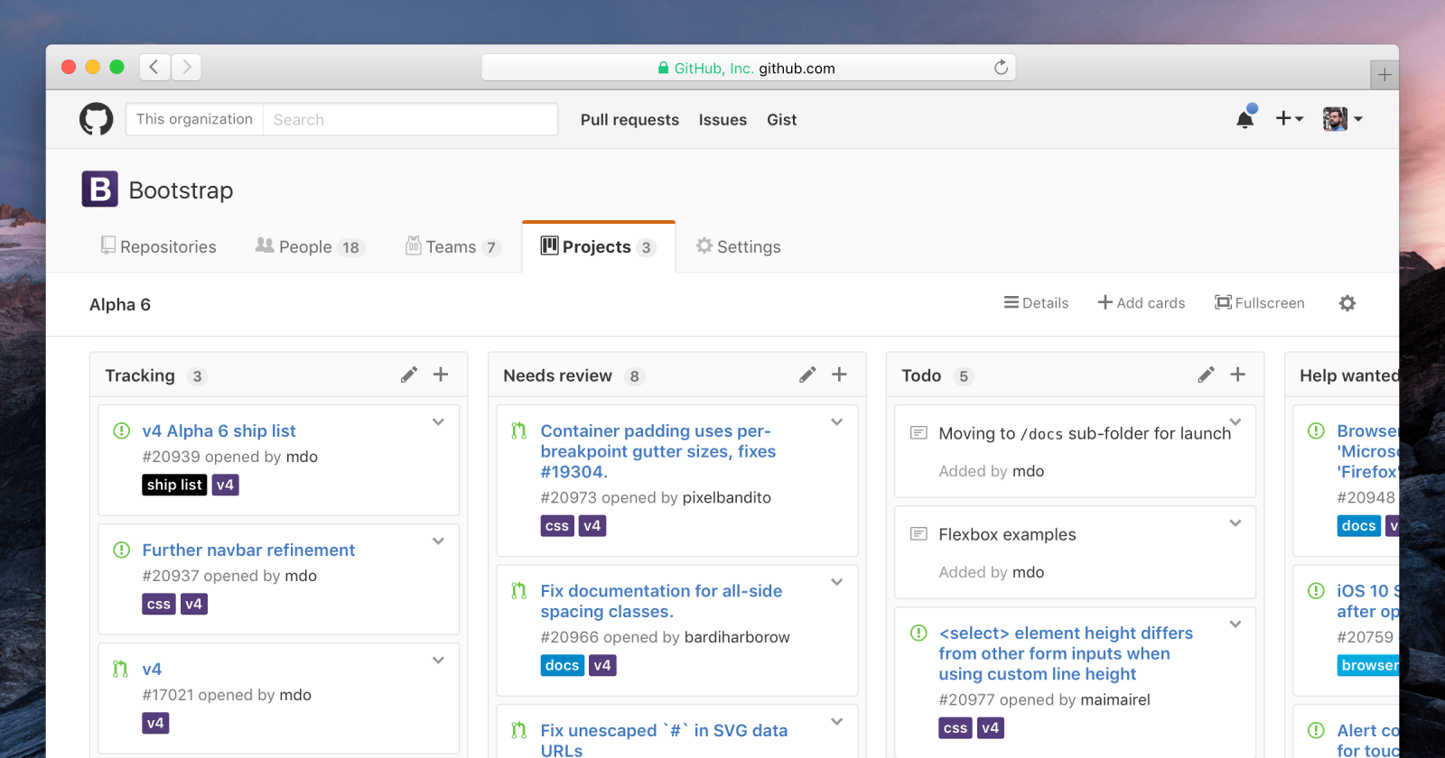 Introducing Projects for Organizations - The GitHub Blog