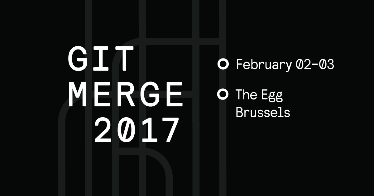 Save the Date: Git Merge 2017