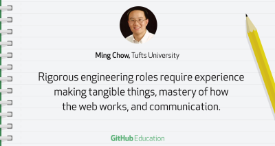 Ming Chow of Tufts gives advice on teaching Git and GitHub