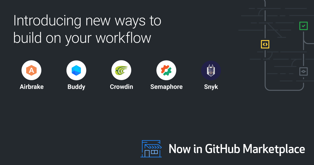 Extend your workflow with these new Marketplace apps - The GitHub Blog