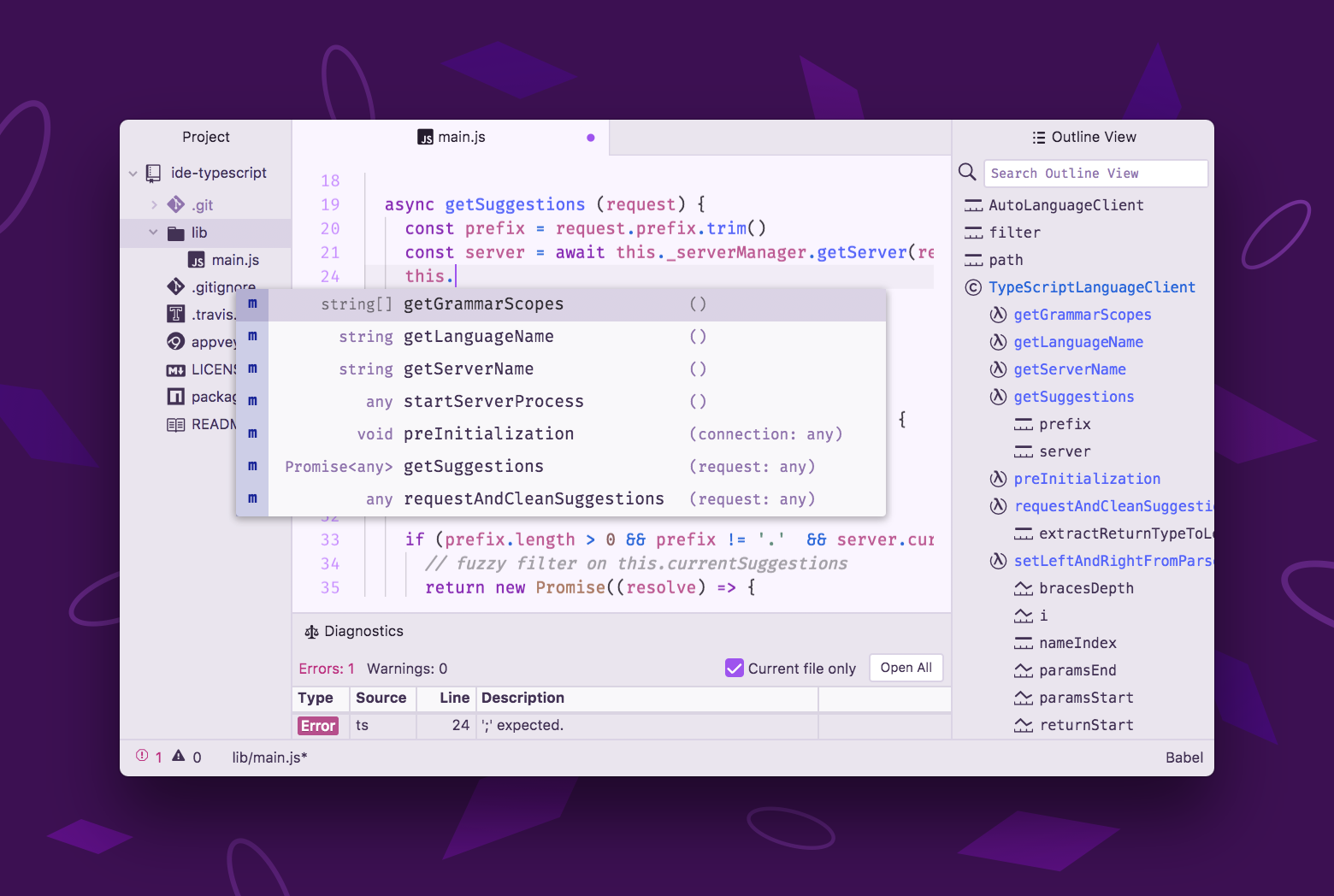 A look at Atom-IDE