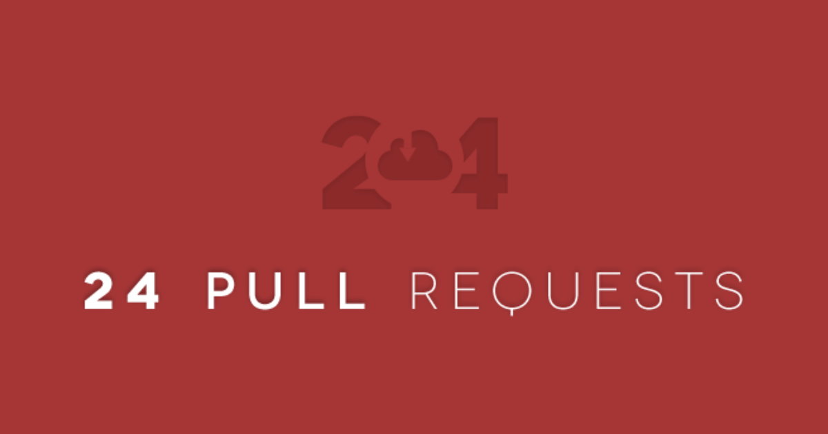 Give the gift of code this holiday season with 24 Pull Requests