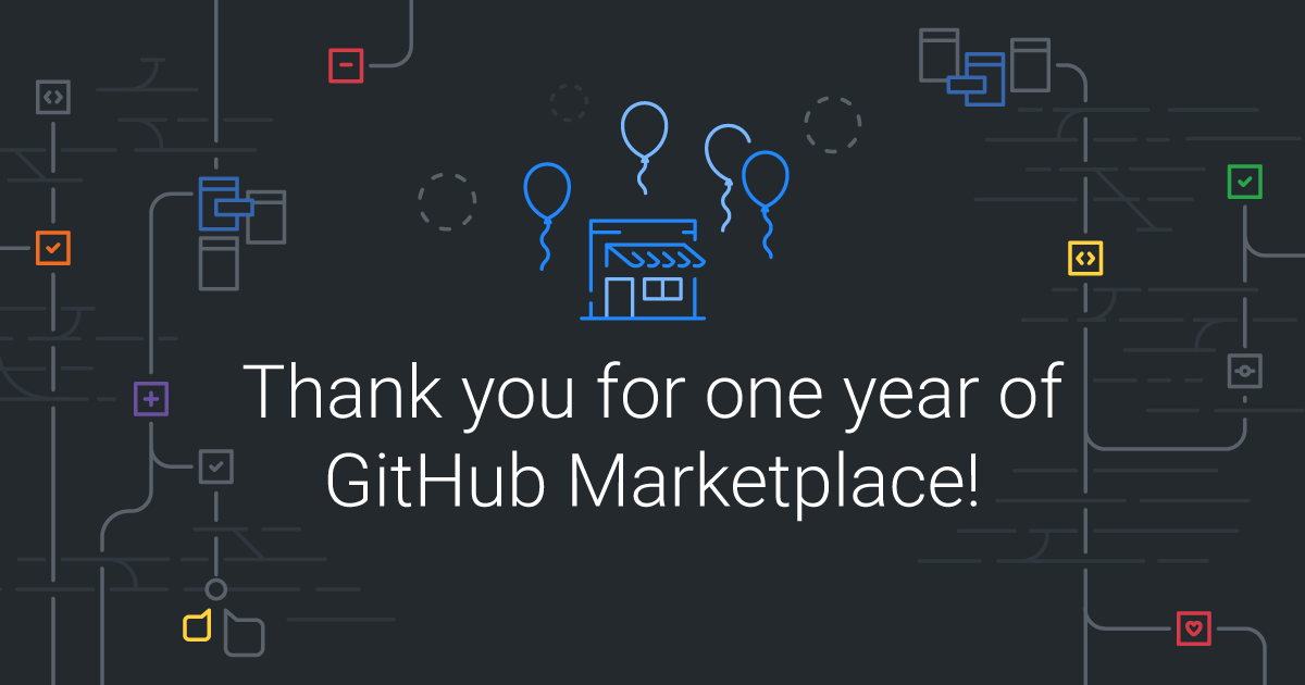 GitHub Marketplace celebrates one year