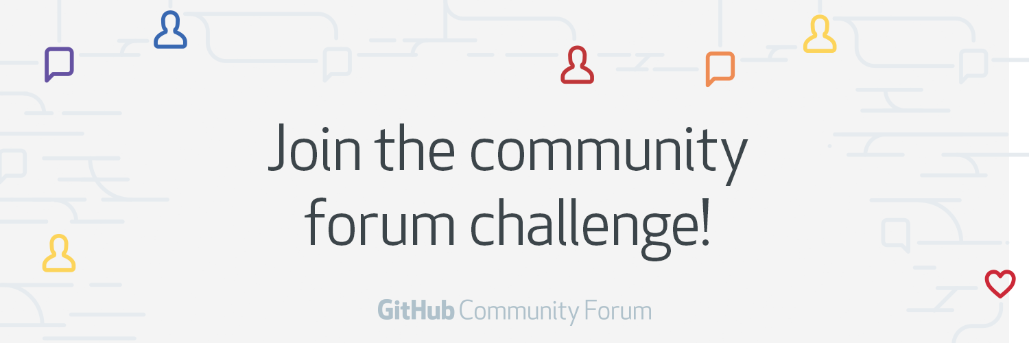 Join the community forum challenge