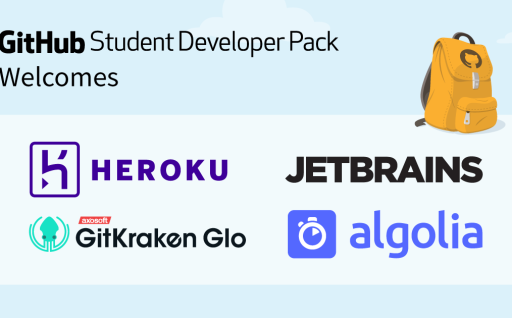 Level up your school projects with Algolia, GitKraken Glo, Heroku, and JetBrains