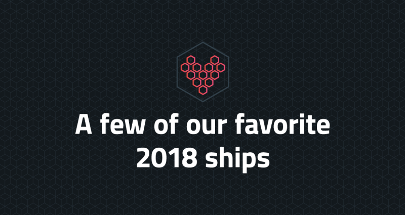A few of our favorite 2018 ships