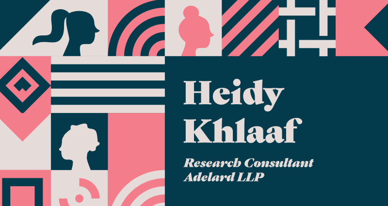 Heidy Khlaaf: Research Consultant at Adelard LLP