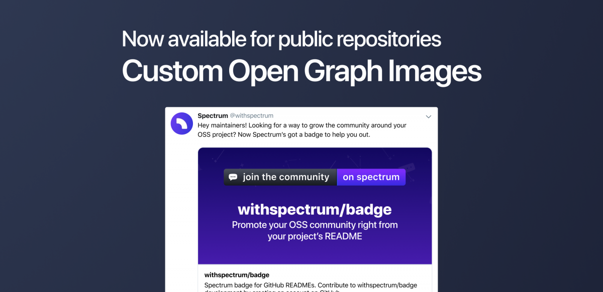 Custom Open Graph Images for repositories