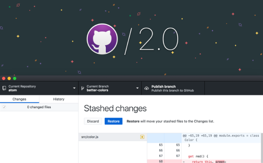 GitHub Desktop 2.0 expands to support stashing and rebasing