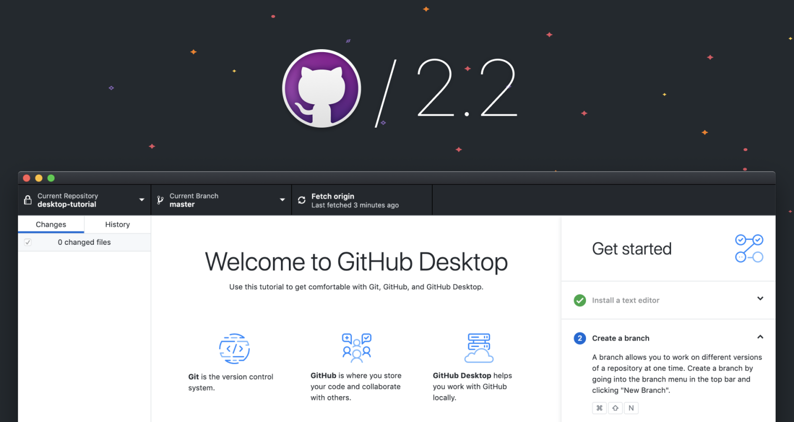 Getting started with Git and GitHub is easier than ever with GitHub Desktop 2.2
