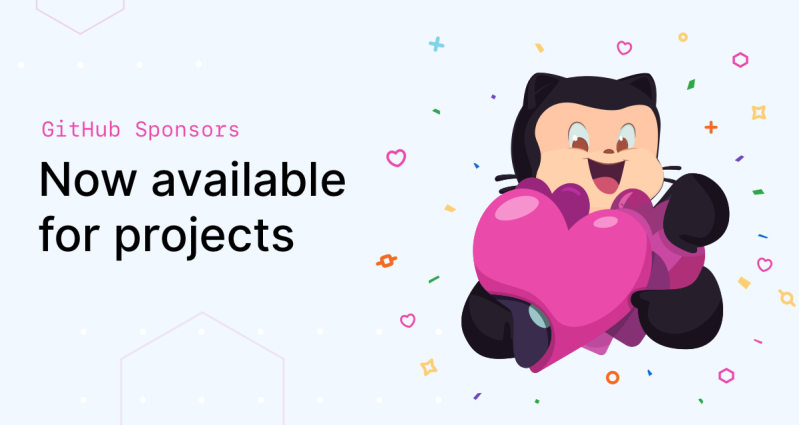 GitHub Sponsors: Now available for projects