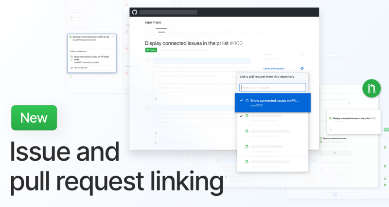 Get more information at a glance with issue and pull request linking