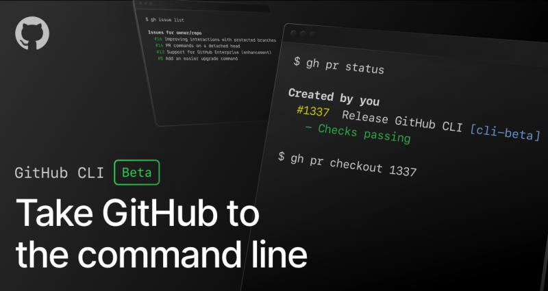 Supercharge your command line experience: GitHub CLI is now in beta