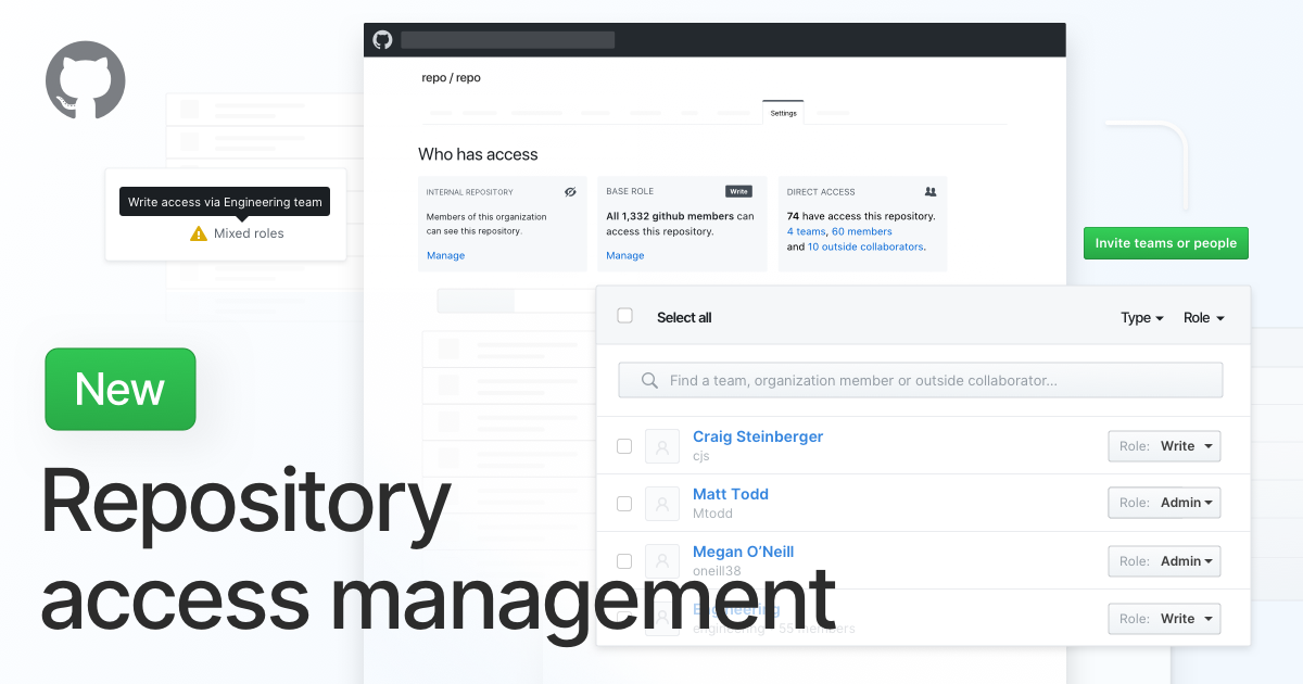 Easier organization and increased scalability for repository administrators