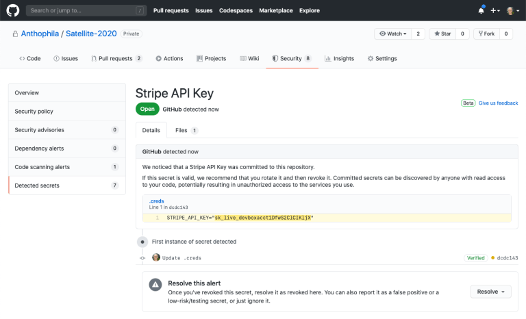 GitHub Advanced Security: Secret scanning for private repositories now ...