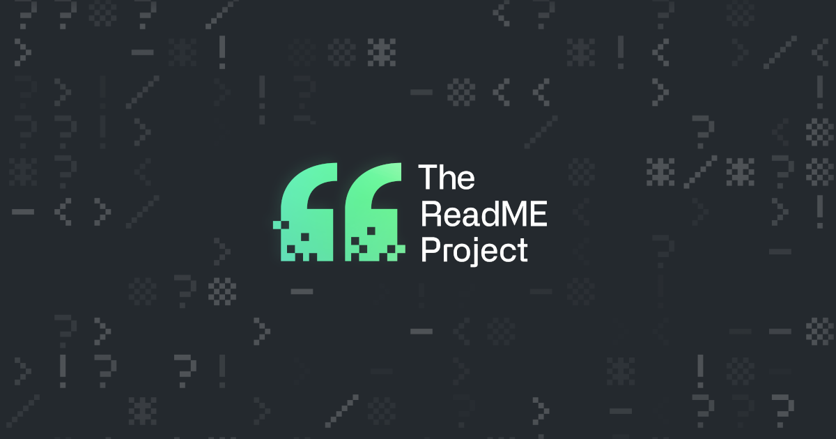 Introducing The ReadME Project