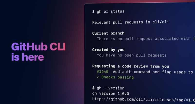 GitHub CLI is generally available