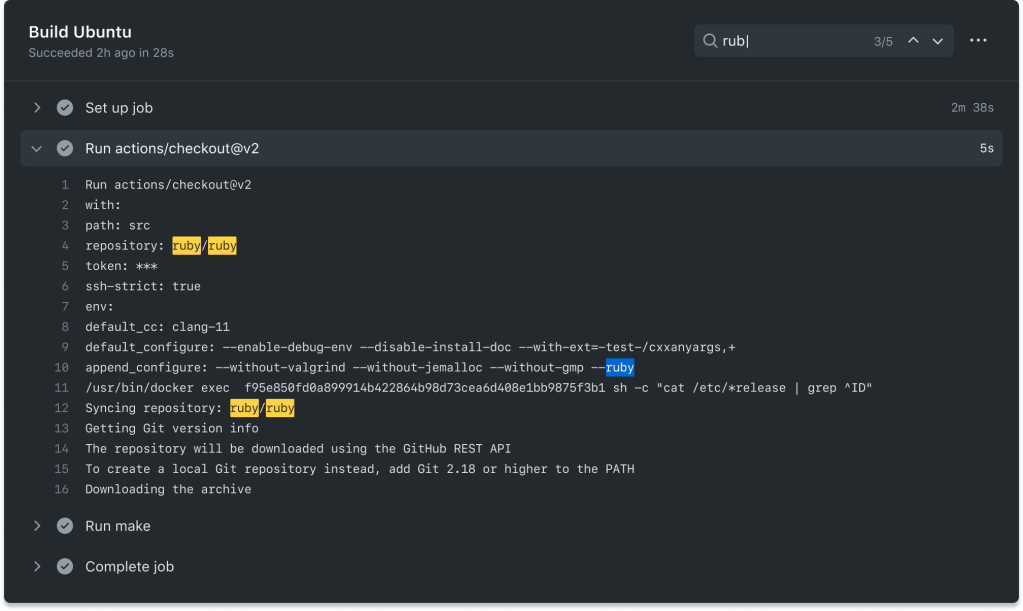 A better logs experience with GitHub Actions - The GitHub Blog