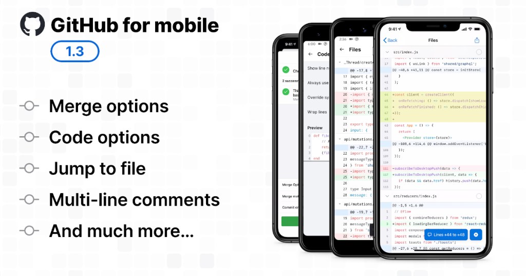 Even better code review in GitHub for mobile - The GitHub Blog