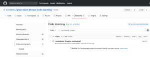 Code Scanning a GitHub Repository using GitHub Advanced Security within ...
