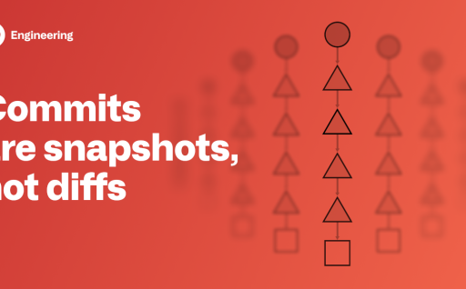 Commits are snapshots, not diffs