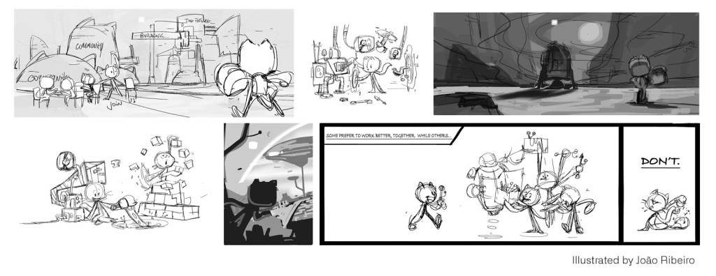 How we illustrate at GitHub - The GitHub Blog