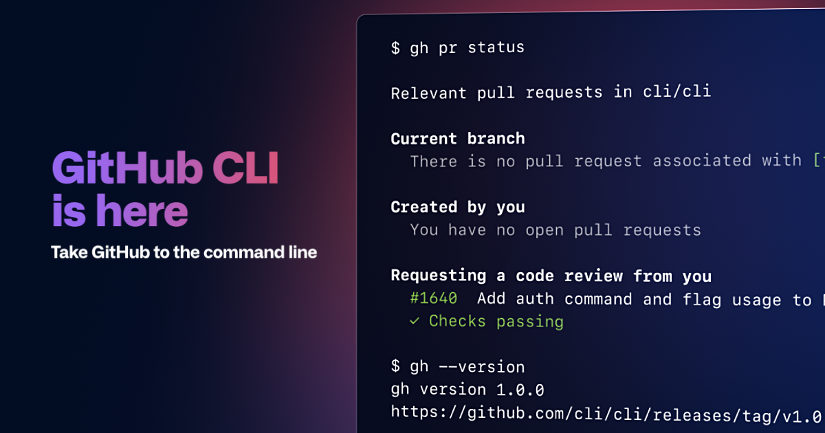 Scripting with GitHub CLI