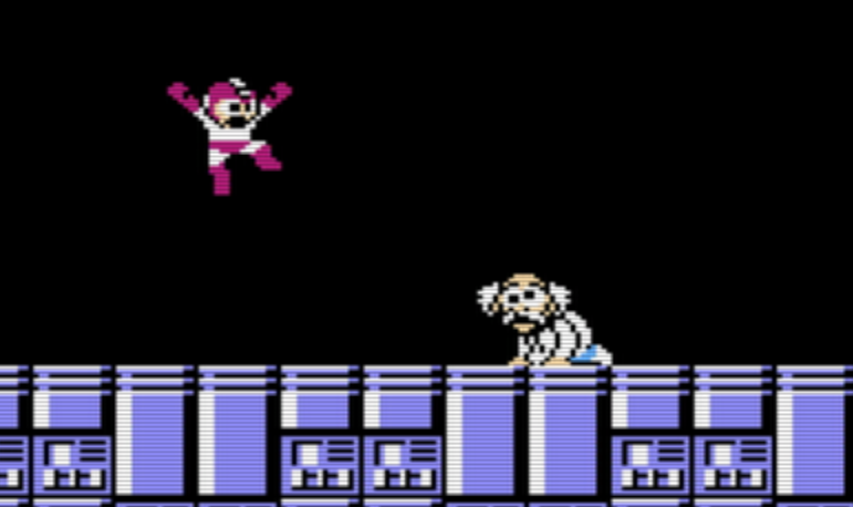 megaman jumping