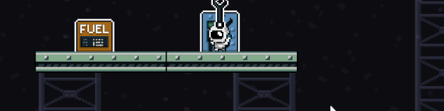GIF of Ludum Dare 48 entry "Blue Cheese Lunar Descent"