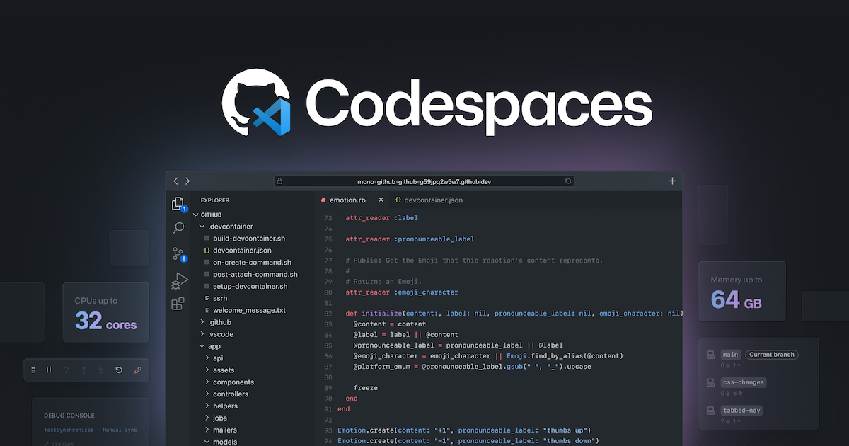 Codespaces for the largest repositories just got faster | The GitHub Blog