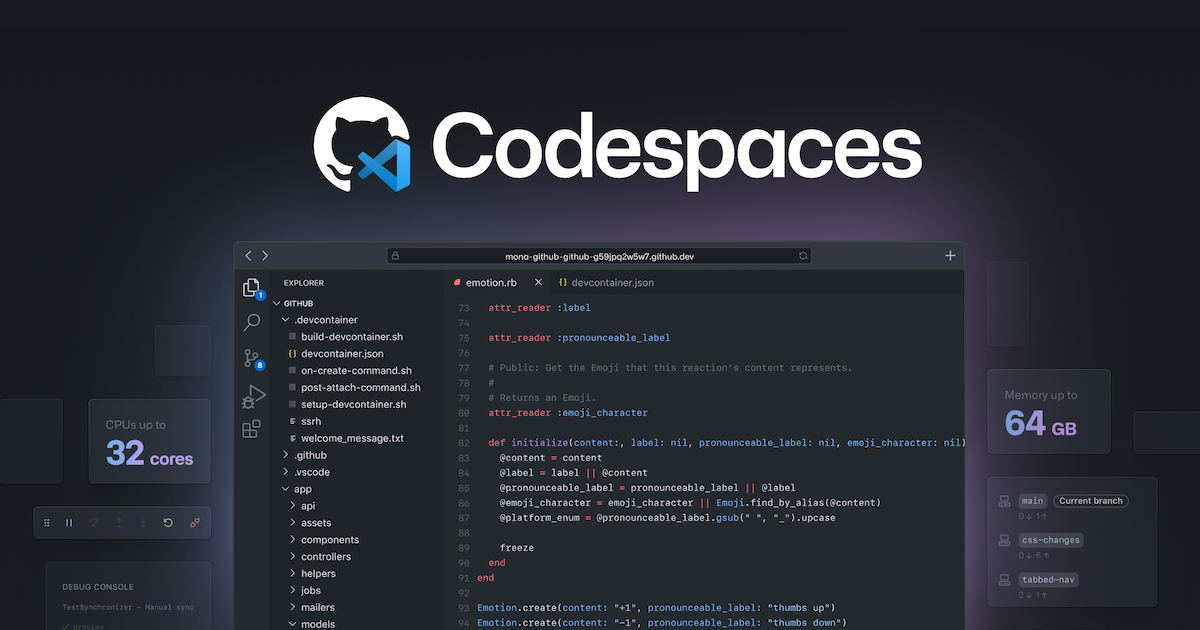 Codespaces for the largest repositories just got faster