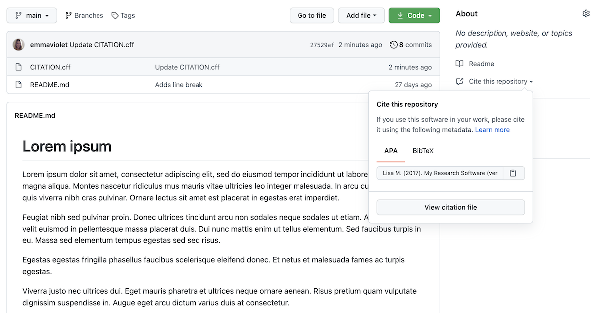 Enhanced Support For Citations On Github The Github Blog Enhanced Support For Citations On Github The Github Blog