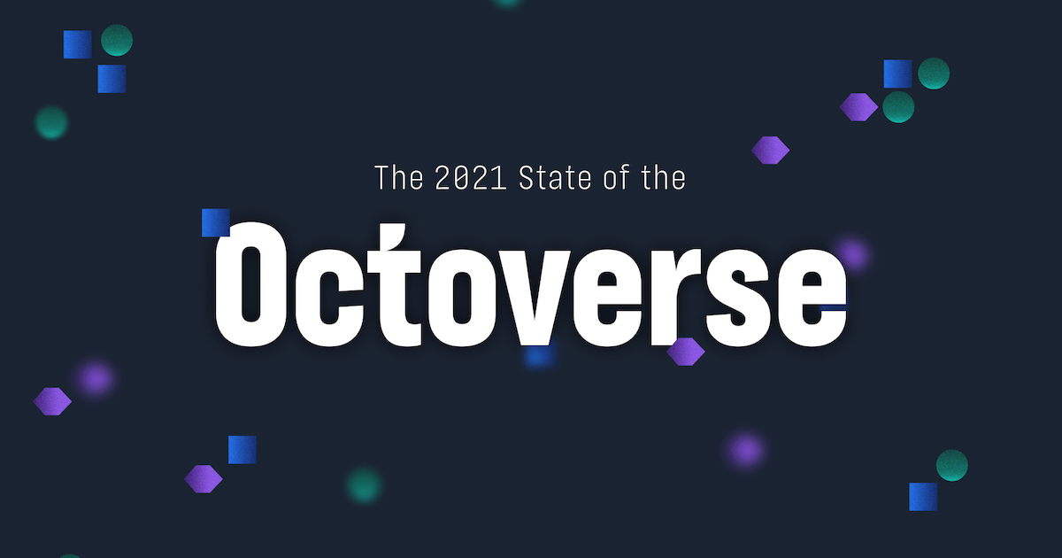 The GitHub Octoverse annual report for 2021 on app developer trends.