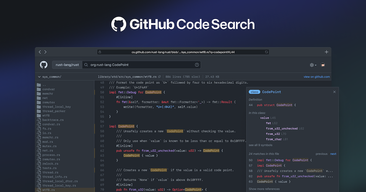 Improving GitHub code search | The GitHub Blog