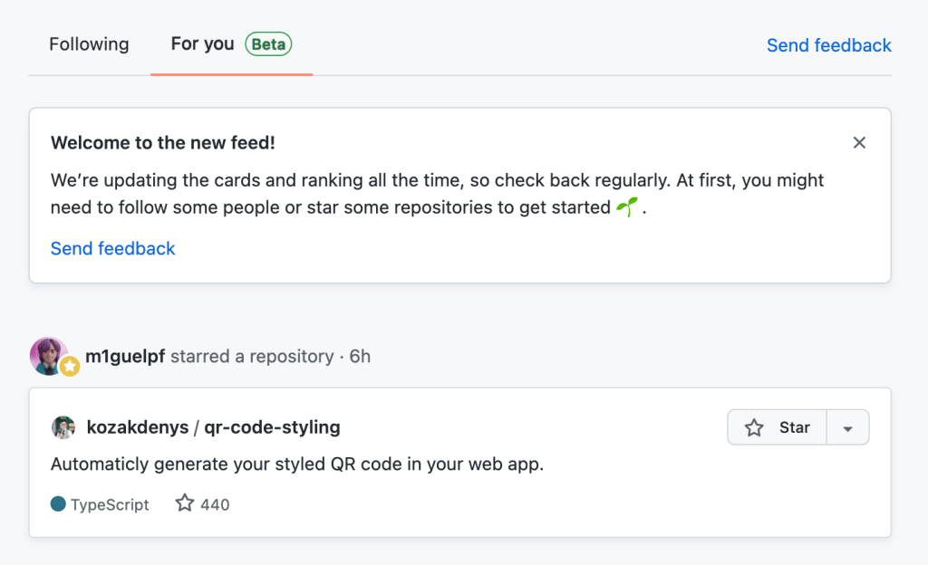 Improving your GitHub feed - The GitHub Blog