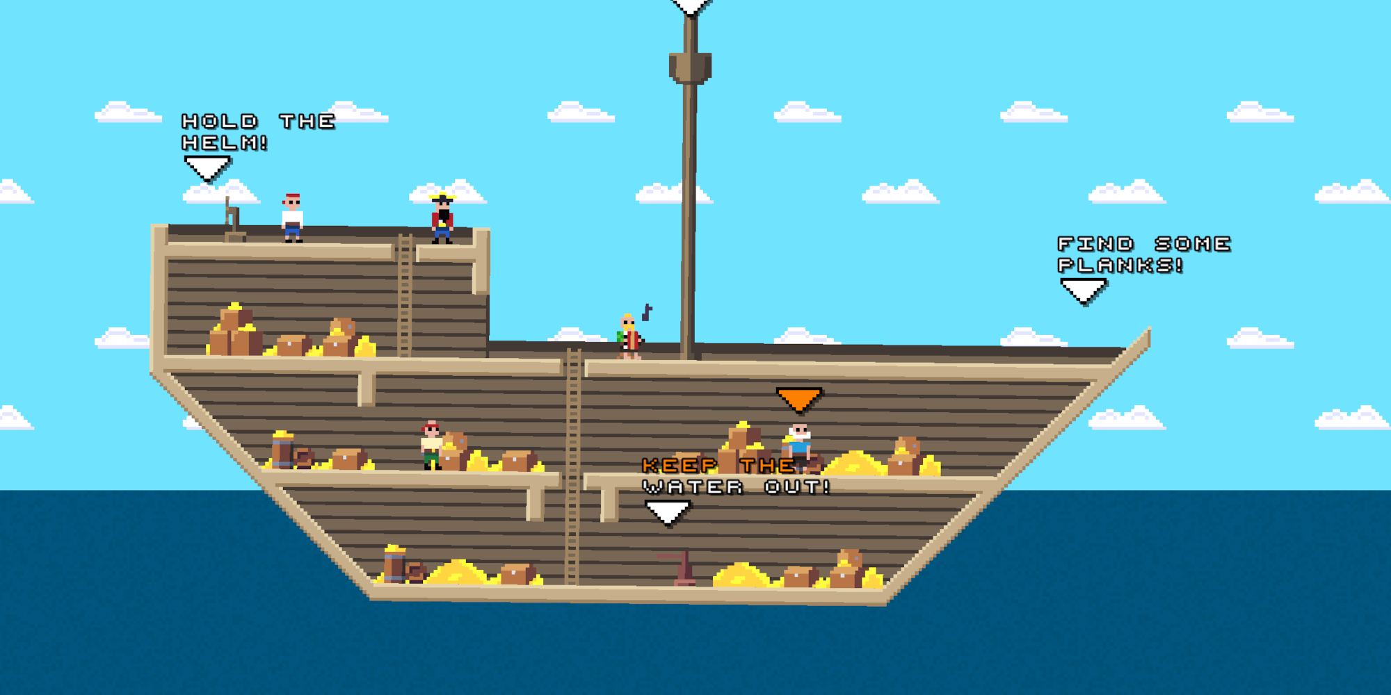 Screenshot of the Greedy Pirates