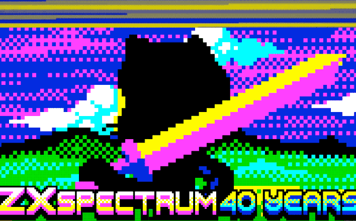 Celebrating 40 years of ZX Spectrum ❤️ 💛 💚 💙