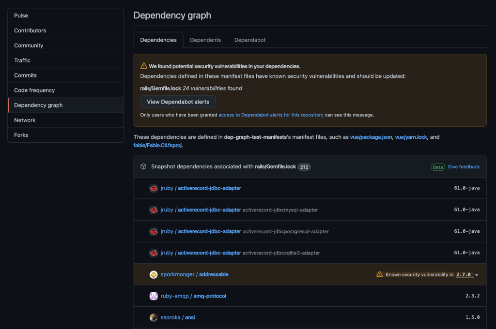 Extend your dependency information in the GitHub Dependency Graph with ...