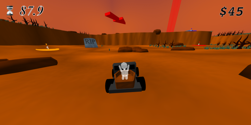 Screenshot of Charon Jnr, an entry in the JS13K 2022 competition.